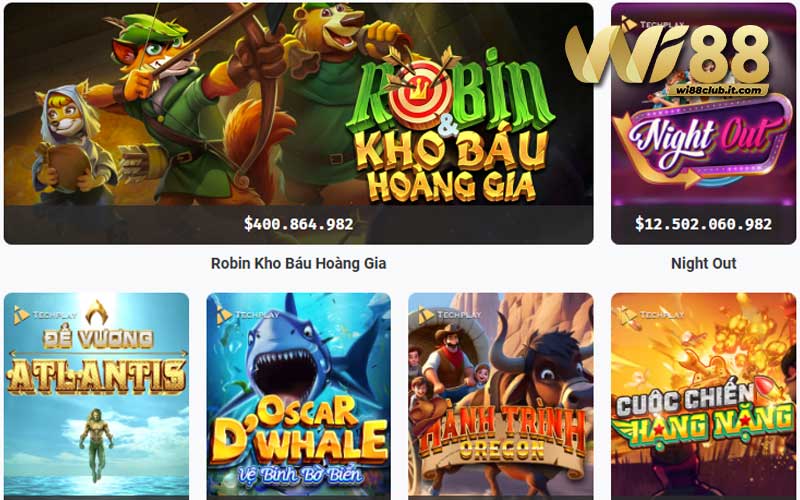 Slot game WI88 được nhiều người yêu thích